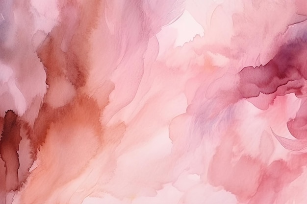 Light pink watercolor abstract background