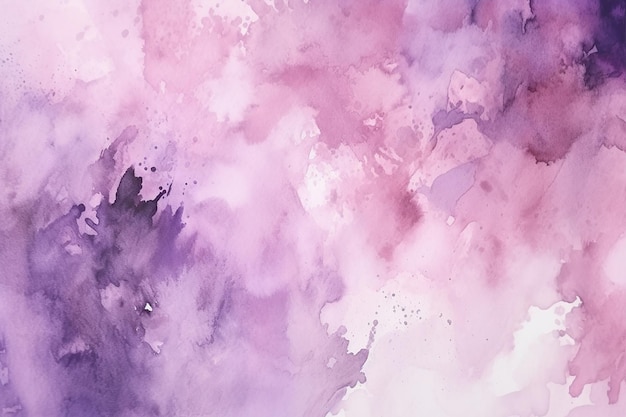 Light purple watercolor abstract background