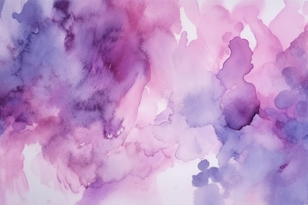 Light purple watercolor abstract background