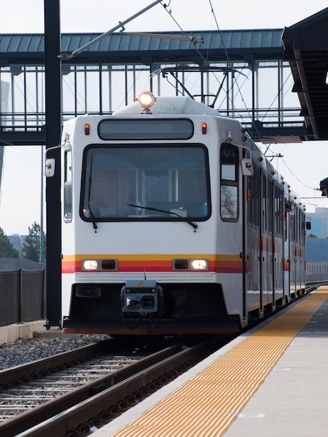 Light rail in Denver, Colorado.