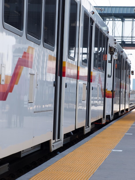 Light rail in Denver, Colorado.