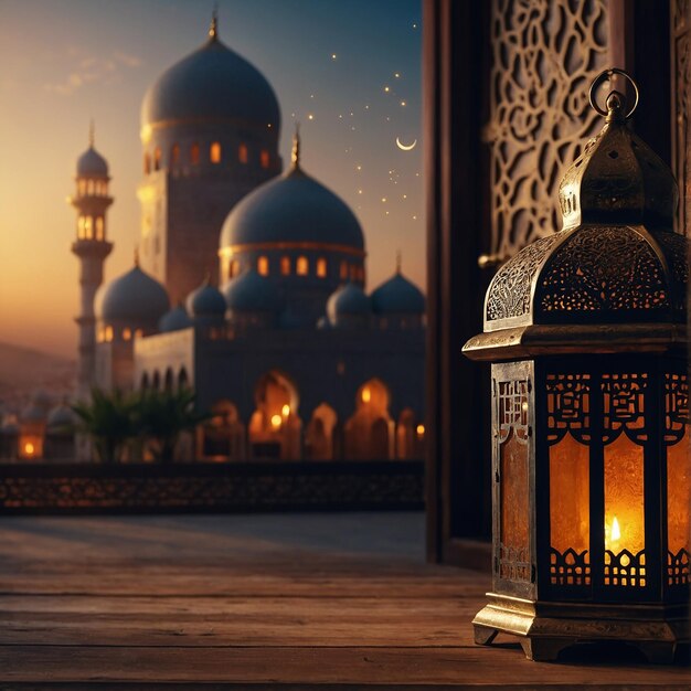 Photo the light of ramadan