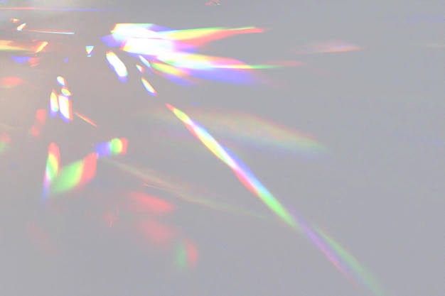 Light rays prism rainbow refraction light background overlay
