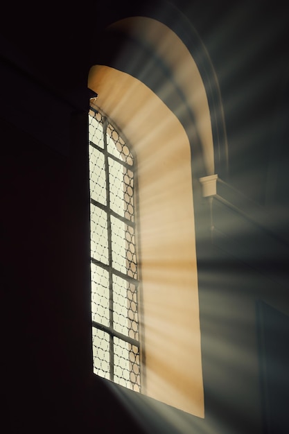 Light rays through the black window