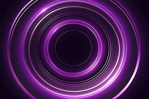 Light ring motion background elegant violet light widescreen vector illustration