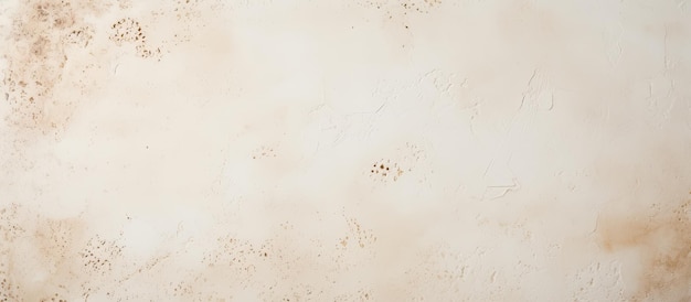 A light rough textured background with spots and blank space resembling a white beige paper