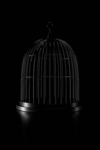 Light and shadow of bird cage 