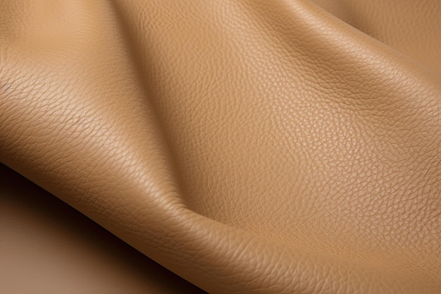Foto texture in pelle marrone chiaro con sensazione morbida ed elastica e consistenza sottile