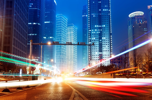 light trails