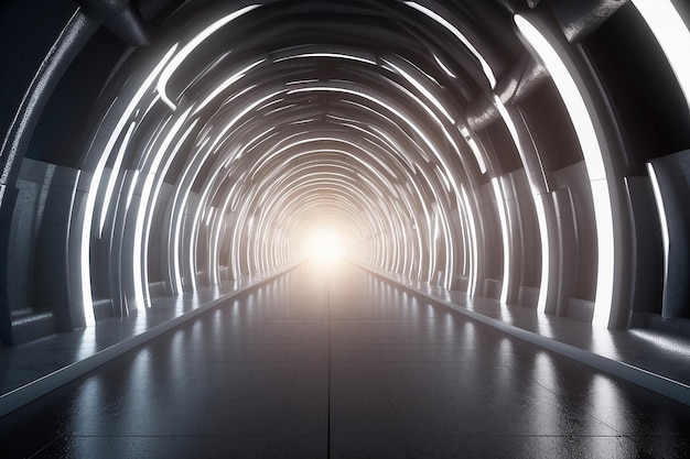 Light tunnel background