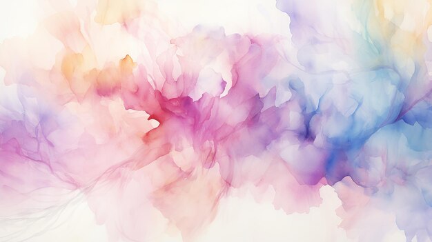 light watercolor abstract background gentle gradient pastel softcolor pink white and blue blank drawing painting