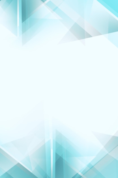 Light white and blue polygonal wallpaper with copy space 3D Rendering