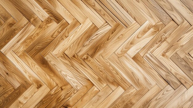 A light wooden floor background features a classic parquet wood texture enhancing