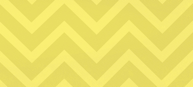 Light yellow zig zag wave pattern widescreen panorama design background