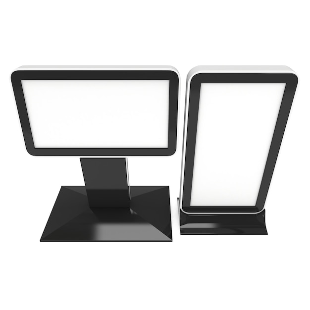 Lightbox LCD screen floor stand