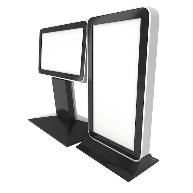 Lightbox LCD screen floor stand