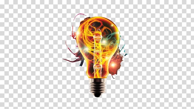 lightbulb clipart Png on transparent background