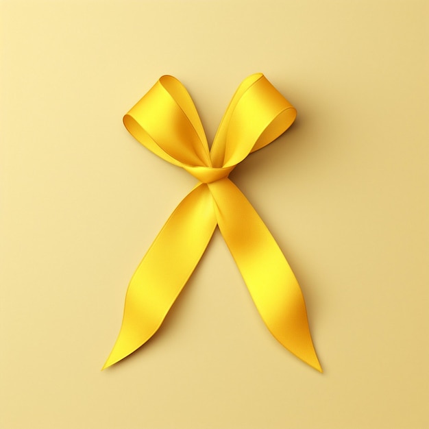 lightcolored ribbon symbolize cancer awareness day AI generated