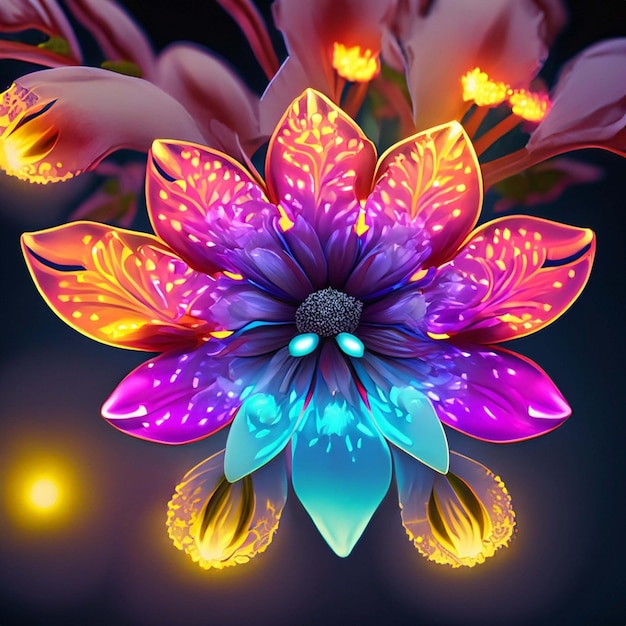 Lightening flower