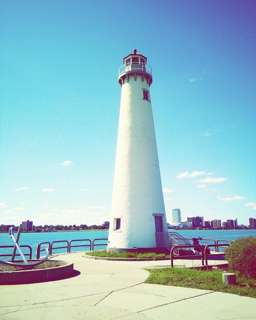 Photo lighthouse against sky