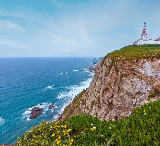 Lighthouse on Cape Roca Portugal