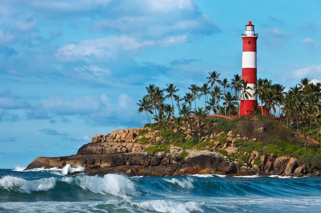 Lighthouse on cliff