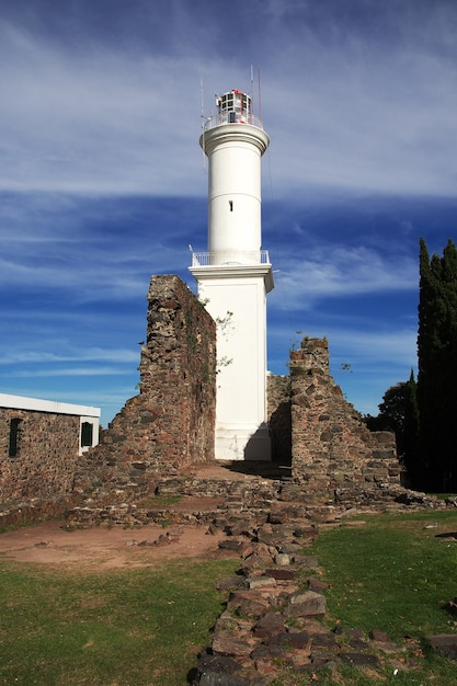 The lighthouse in Colonia del Sacramento, Uruguay