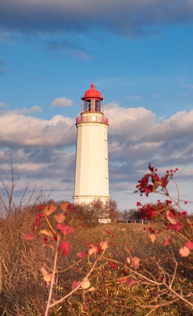 Lighthouse of the island Hiddensee