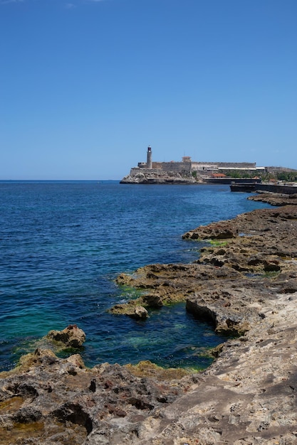 Lighthouse in the Old Havana City Capital of Cuba