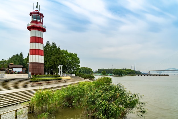 Lighthouse in Riverside Park