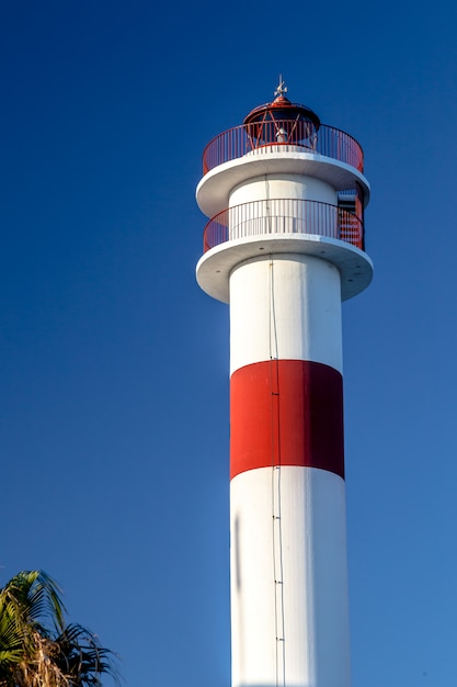 Lighthouse in  Rota, Cadiz, Spain