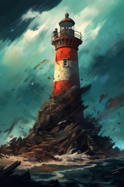 A lighthouse in the storm.