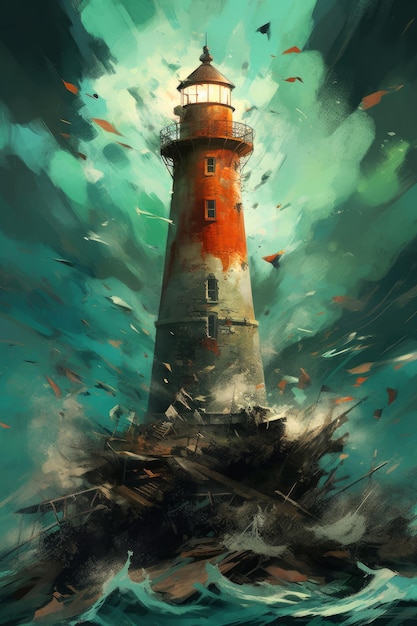 A lighthouse in the storm.