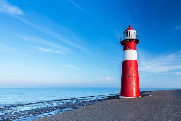 Lighthouse at westkapelle in the Netherlands