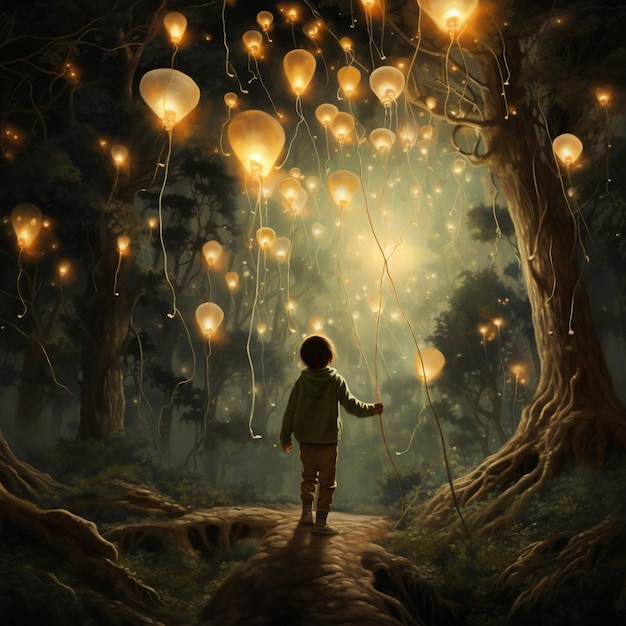 Lightinfused dreams of boundless imagination