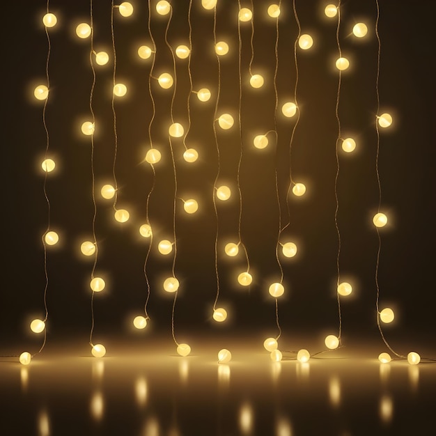 lighting on dark background