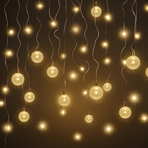 lighting on dark background