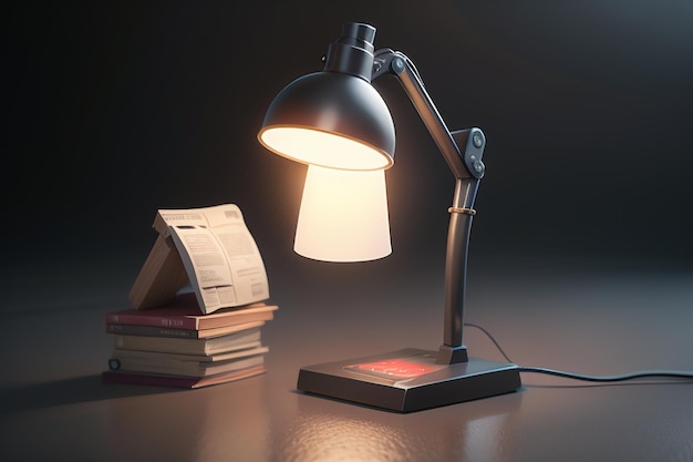 Lighting table lamp night light creative shape minimalist HD photography wallpaper background