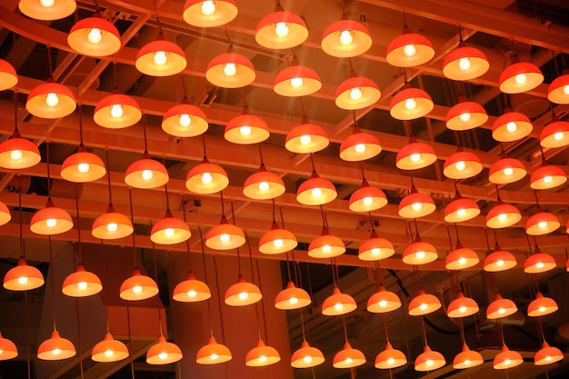 Photo lighting in the vegetable market