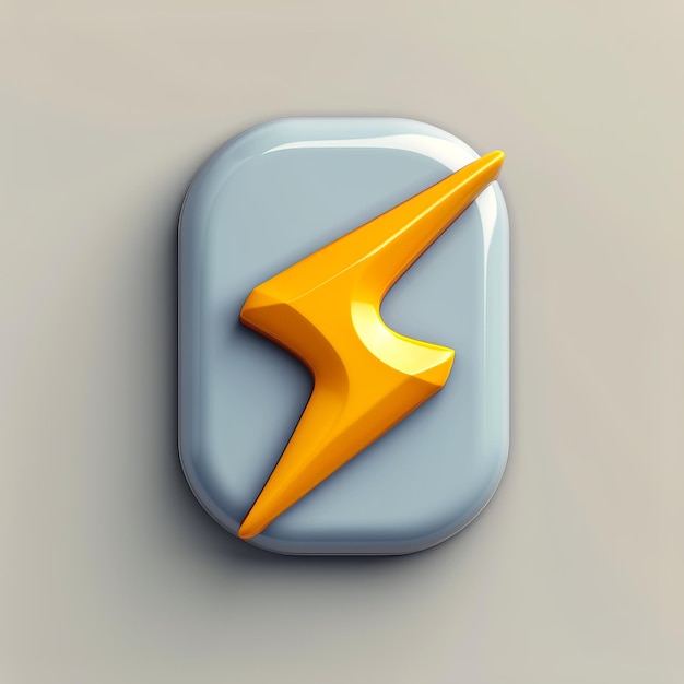 Lightning 3D Icon