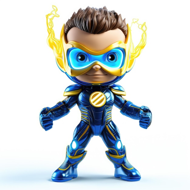 The Lightning Bolt Unleash the Power of Ripple Crypto with This Exciting Dark Blue Superhero