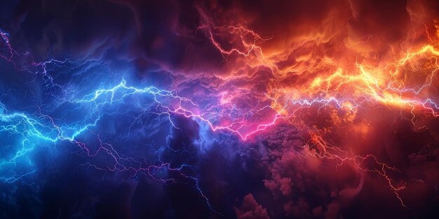 lightning in the sky Generative AI