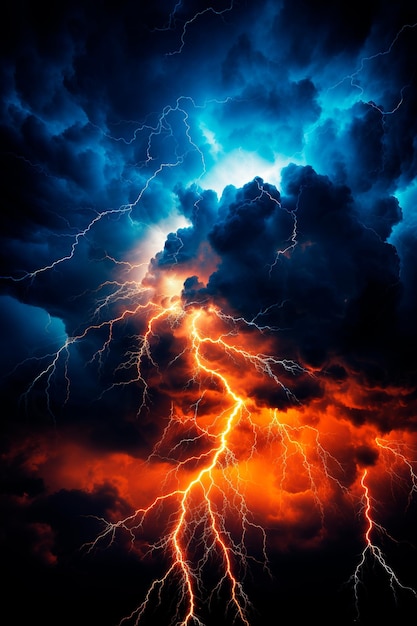 lightning and thunder background image