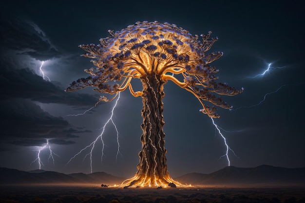 Молниеносное дерево