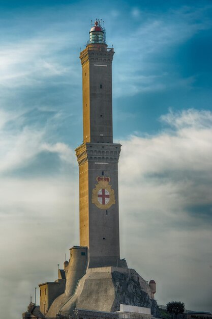 Lightouse Lanterna Genoa town Italy Symbol