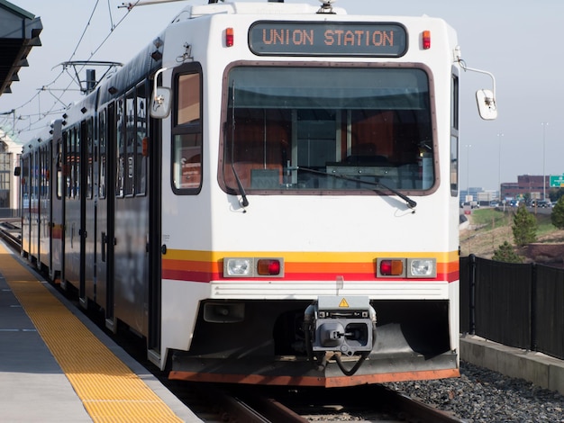 Lightrail in Denver, Colorado.