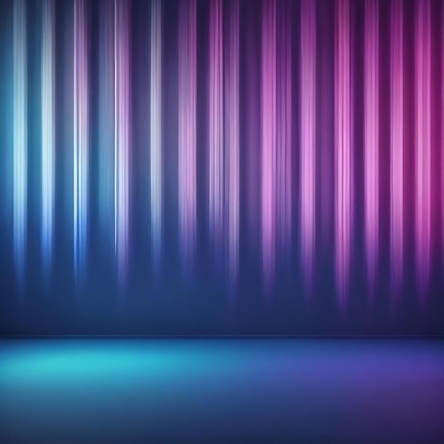 Lights on blue gradient background