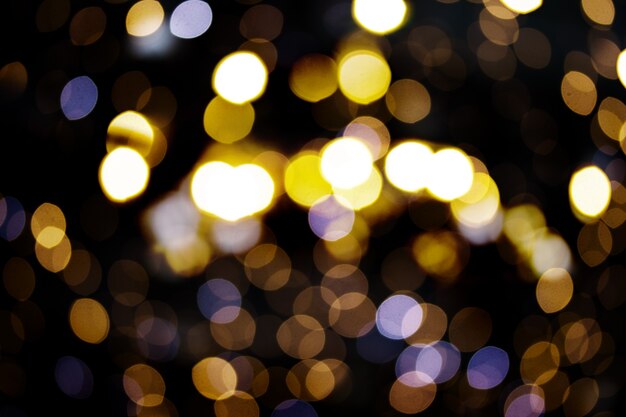 lights defocused background