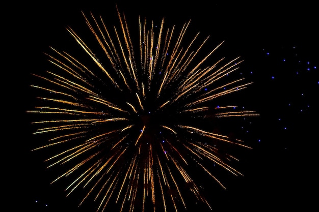 Photo lights of firework