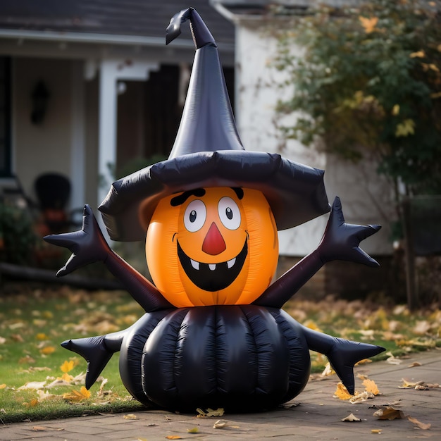 Lightweight and Fun Inflatable Witch Hat